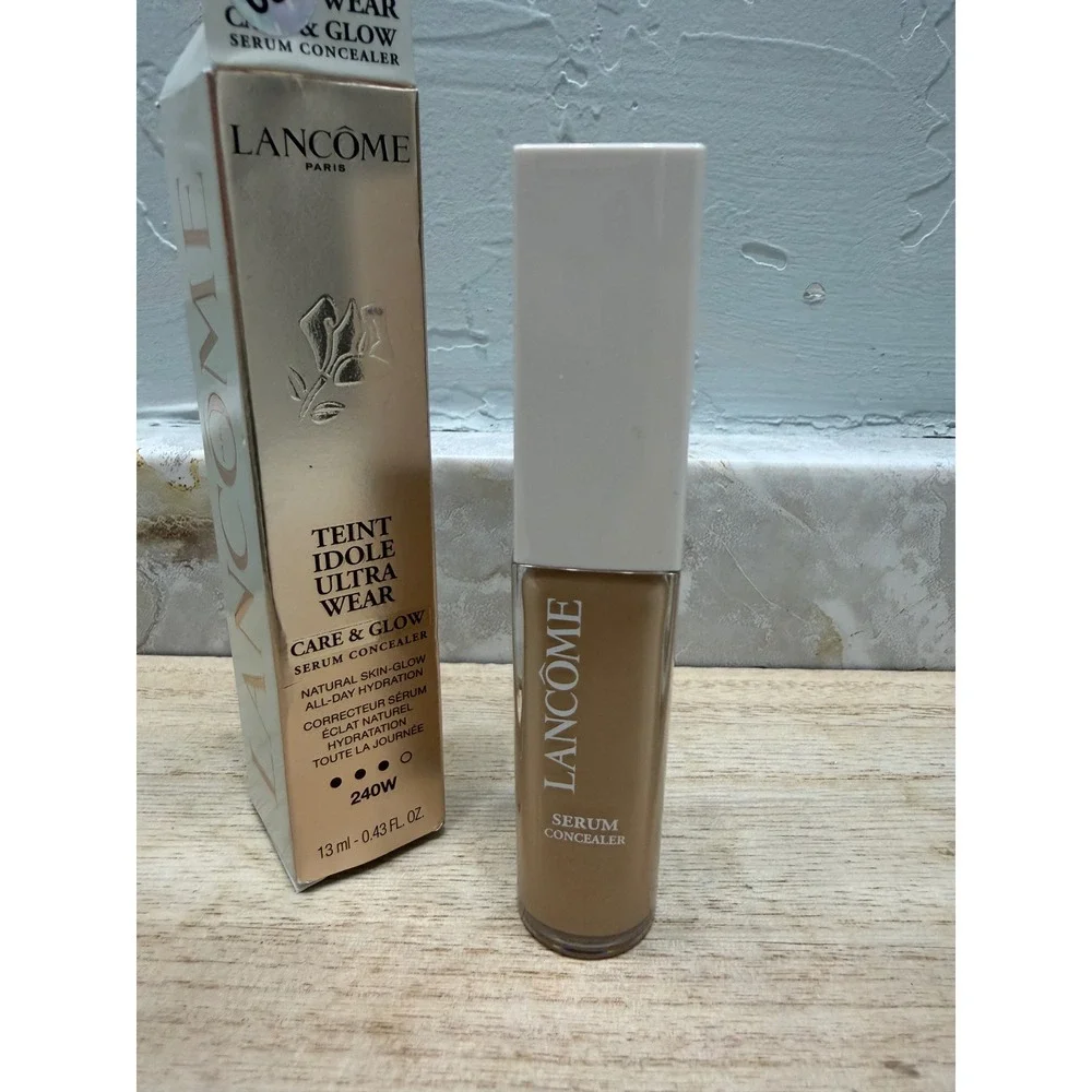 Lancome Teint Idole Ultra Wear Care‎ & Glow Serum Concealer 240W 13ml New in Box